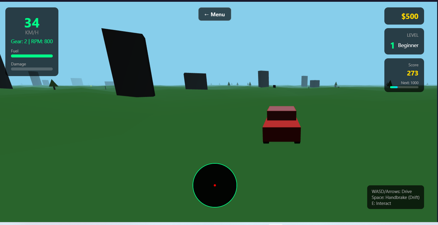 Vehicle Simulator Game
