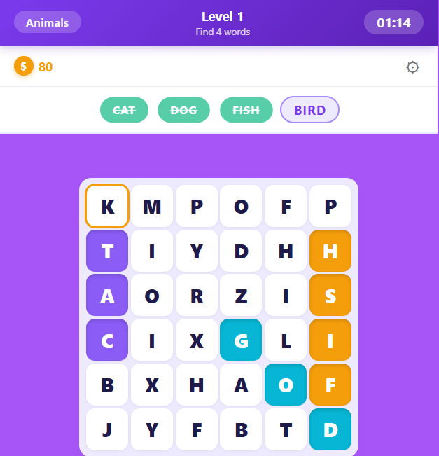 Word Connect Puzzle Game